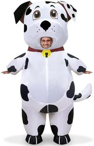 Halloween Inflatable Spotted Dog Costume for Adults Women Men Full Body Blows up Halloween Costumes Cosplay Party