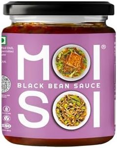 MOI SOI Black Bean Sauce Cook Dip Spread Marinate-Stir Fry Cooking Sauce Vegan Friendly No MSG No Artificial Colour Shipped Fresh Chinese Sauce Oriental Sauce Asian Sauce, 175 gm