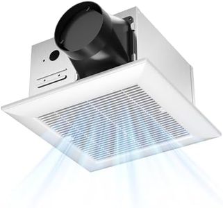 Amico Bathroom Exhaust Fan, 1.0 Sones, 110 CFM, Low Noise, Household Bath Ventilation Fans, Ceiling Mounted, No Attic Access Needed, Easy to Install- ETL & FCC Certified