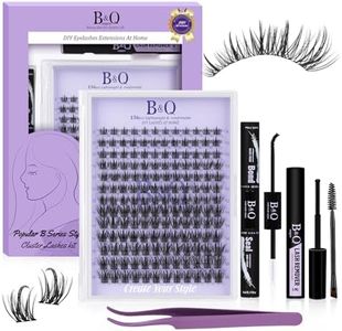 B&Q Manga Lash Clusters Kit B28 Anime Lash Extension Kit 156PCS Eyelash Kit