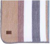 QISU Alpaca Wool Blanket Throw | Large, Beautiful, Warm, Variegated | 85 x 65 inches | Ultra-Soft, Hypoallergenic and Breathable | Non-Itchy or Scratchy Fabric (Pastel Grey Rocks & Creek)