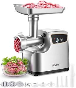 VEVOR Electric Meat Grinder, 5 Lbs/Min Capacity, #8 Meat Mincer with 3 Grinding Plates, 3 Sausage Stuffing Tubes & Kubbe Kit, 700W/0.77HP Sausage Stuffer Maker for Home Kitchens, ETL Listed
