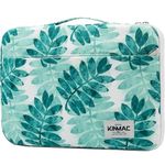 Kinmac 360° Protective Water Resistant Laptop Sleeve case Bag with Handle (Olive Leaf, 15 inch-15.6 inch)