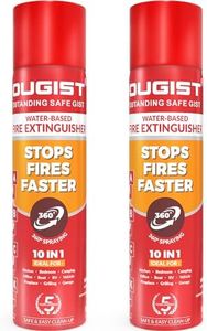 Ougist Fire Extinguisher for Home and Vehicle - 2 Pack | 10-in-1 Portable Fire Extinguisher Spray | Compact, Non-Toxic, Eco-Friendly | Effective on A, B, C, K Fires