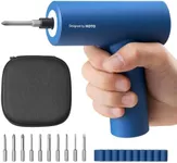 HOTO Cordless Screwdriver Set with Storage Bag, 3.6V Electric Screwdriver Rechargeable USB-C, 5 N.m Torque, 2000mAh Battery, LED Light & 10 Pcs Bits for Furniture/Electrical Repairs, Night Blue