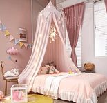 Akiky Bed Canopy for Girls with Lig