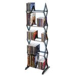 Atlantic Mitsu 130 CD/90 DVD/BluRay/Games Smoke 5-Tier Media Rack