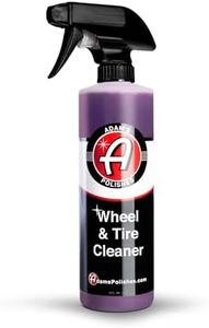 Adam's Polishes Wheel & Tire Cleaner 16oz - Professional All in One Car Wash Wheel Well Cleaning Spray for Car Detailing | Safe On Most Rim Finishes