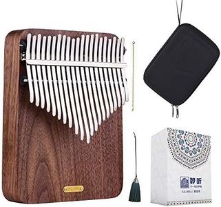 LingTing LT-K21W 21 keys Kalimba Mbira Thumb Piano（rain whisperer）Gift for Kids Adult Beginners Professional
