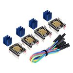 BIGTREETECH 4Pcs TMC2208 V3.0 UART Stepper Motor Driver with Heatsink for Octopus V1.1 Octopus Pro Manta M4P/M5p/M8P SKR V1.4 Turbo SKR 3 Control Board MKS GEN Ramps 1.4 Series Motherboard