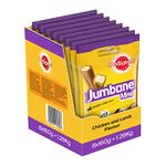 Pedigree Jumbone Mini Adult Dog Treat, Chicken & Lamb – 160g Pack (4 Treats) Pack of 8