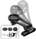 Out Front Mount for Garmin,Garmin Out Front Bike Mount Fit Up To 32mm Center Stem Bolts,Securely Mounts Garmin,Wahoo,Bryton,Cateye Bike GPS,GoPro Full Range,Horn & lights,Great for Road/Mountain Rider