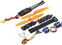 Staright Brushless Motor 2200KV 40A ESC 6035 Propeller 9G Micro Servo 2pcs for RC Plane Helicopter XT60 Plug