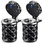 2 Pieces Car Cup Holder with Lid Ca