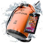 Earth Pak -Waterproof Dry Bag - Roll Top Dry Compression Sack Keeps Gear Dry for Kayaking, Beach, Rafting, Boating, Hiking, Camping and Fishing with Waterproof Phone Case