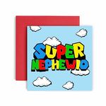 Huxters Birthday Cards for Men - Super Birthday Funny Birthday Card for him Nephew - Funny Birthday Day Card for Best Friend Fun Happy Birthday - 14.8cm (Nephew)