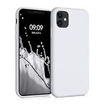 kwmobile Case Compatible with Apple iPhone 11 Case - Slim Protective TPU Silicone Phone Cover - White Matte