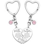 Matching Mom Daughter Keychain Gifts for Mother Moms Day Gift from Daughter Birthday Gifts from Mom Mother's Day Presents for Mama Mama's Matching Keyring Set for Mom and Daughter