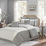 Sweet Home Collection Comforter Set, Gray, King