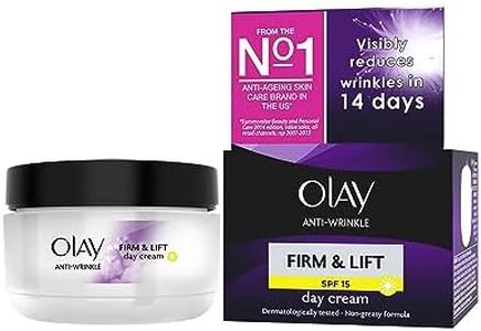Olay/Olaz Anti-Rughe Tonifica E Rassoda, Crema Idratante Giorno Anti-Età SPF 15, 50 ml