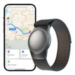 GPS Tracker for Kids, Teens, Special Needs, and Elderly - Real-Time Mini Locator with No Monthly Fee - Hidden Tracking Device for iOS - Works with Apple Find My, Waterproof, Long Battery Life