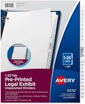 Avery Premium Collated Legal Exhibi