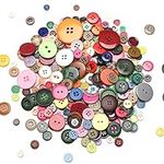 About 330 Resin Buttons of Various 
