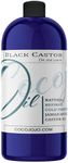 Jamaican Black Castor Oil Pure, Refined, Cold Pressed 32 oz Natural, Vegan, Non-GMO, Bulk, Carrier Oil for Hair Skin Face Body Nails Facial Hair Eyelashes Eyebrows Cuticles - Packaging May Vary