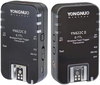 Yongnuo YN622C II Transceivers Kit for Canon (TTL, HSS, 7 Channel) Black