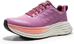 NORTIV 8 Women's Walking Shoes Cushion Running Tennis Shoes ActiveFloat Non-Slip Comfortable Breathable Workout Gym Sports Athletic Sneakers,Size 6.5,Purple,SNWS245W