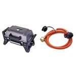 Char-Broil X200 Grill2Go Portable Barbecue Grill + 140 532 Hose and Regulator Adaptor Kit