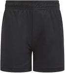 Kids Football Shorts Junior Boys Girls Premium PE Running Gym Sports Fitness Shorts (Black, 9-10 Years)