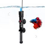 dleason 200W Small Submersible Aquarium Heater with temperature display Fish Tank for 5-10 Gallons Freshwater & Saltwater Tanks (200W)