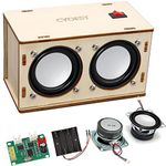 STEM Projects for Kids & Adults Build Your Own Bluetooth Speaker - Science Experiment Electronics Kit | Beginner's Starter DIY Set,STEM Gifts for Teenage Girls + Boys Ages 10 and Up (Dual Speakers)