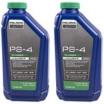 Polaris PS-4 Full Synthetic 5W-50 4-Cycle Engine Oil 1QT 2876244 OEM for ATV Ranger RZR Snow 2 PACK