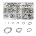 720 Pcs Spring Lock Washers Assorted,Mixed Split Stainless Steel washers Set For Bolts,Screws (M2/M2.5/M3/M4/M5/M6/M8/M10/M12)