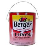 BERGER Luxol Hi Gloss Enamel Black 4Ltr