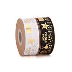 Meseey 20 Yards Movie Night Themed Ribbon 1 Inch Filmstrip Decorating Material Party Accessory for Party Decorations Gift Wrapping Wreaths Crafts(Movie Night)