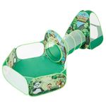 Amazon Brand - Jam & Honey Jungle Animal 3 in 1 Combo Tunnel for Kids (Multi Colour)