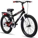 Hero Sting 20T Kids Cycle BMX for 6-9 Years | Single Speed (Black/Blue) (Black)