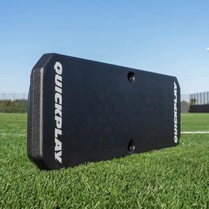 QUICKPLAY Replay Boombox Football Rebound Board - Portable Dual Surface Rebounder with Adjustable Angle - Soccer Training Equipment for Control, Passing Practice