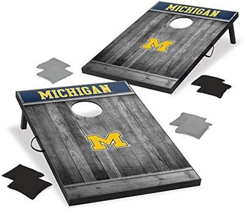 Wild Sports 2'x3' MDF Wood NCAA College Michigan Wolverines Cornhole Set