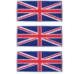 United Kingdom Set of 3 Union Jack Bar Towels for the Home or Pub (100% Cotton - 50cm x 23cm), Union Jack Pub Bar Towel, Union Jack Flag Bar Towel, Royal Street Party Bar Towels, Bar Towels