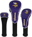 Minnesota Vikings Driver Fairway Hybrid Set of Three Headcovers
