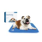 The Green Pet Shop Dog Cooling Mat, Medium - Pressure Activated Pet Cooling Mat for Dogs and Cats, Sized for Medium Sized Pets (21-45 Lb.) - Non-Toxic Gel, No Water Needed for This Dog Cooling Pad