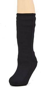 CastCoverz! Fashionable Leg Cast Cover - Black - Medium Short - Below The Knee - Protective, Decorative and Washable - Made in USA