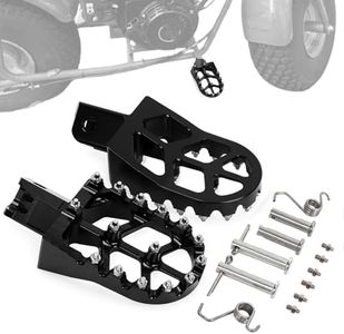 XINGWU Dirt Bike Footpegs Wide Foot Pedals CNC for CRF50 CRF70 CRF110 XR50 XR70 XR110 SSR CT200U KAYO SDG Pit Bike 50cc 70cc 80cc 90cc 100cc 110cc 125cc 150cc Mini Bike Foot Pegs Footrest Black