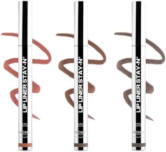 Sacheu Lip Liner Stay-N - Peel Off Lip Liner Tattoo, Peel Off Lip Stain, Long Lasting Lip Stain Peel Off, Infused with Hyaluronic Acid & Vitamin E, For All Skin Types, Deep Bundle
