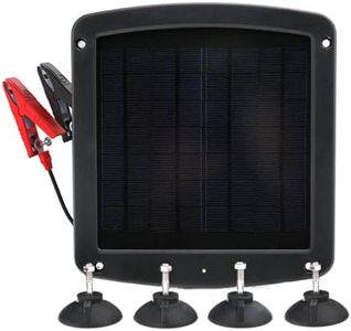Battery Tender 5 Watt Solar Panel 12V Battery Charger with Charge Controller - IP67 Weatherproof - Windshield Mountable for Motorcycles, Cars, SUVs and Campers - 021-1171