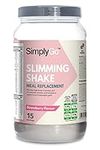 High Protein Slimming Shake for Weight Loss | Meal Replacement Powder Suitable for Men & Women | Made in The UK (Strawberry)